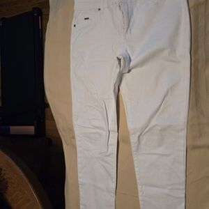 Nine West White Ankle & Cropped Jeans